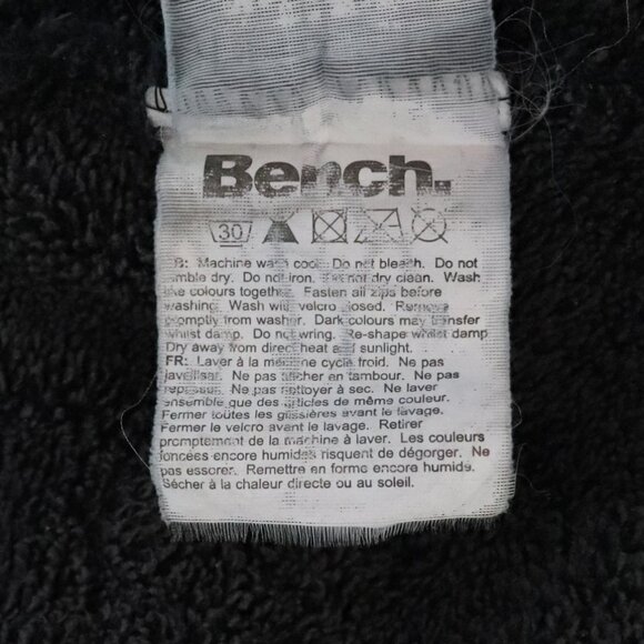 Bench Mens Blue Sz M Full Zip Mid-Weight Sherpa Long Sleeve Utility Jacket - Picture 14 of 14